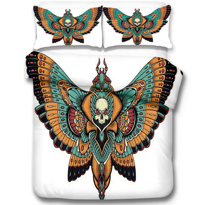 Moth Skull 3D Printing Skeleton Moth Death Skull Three-piece Set