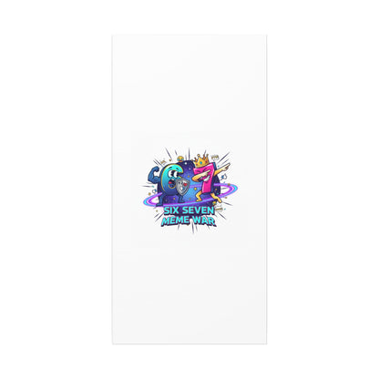 Six Seven Meme War Canvas | Legendary Internet Battle Art, Viral Culture Wall Decor