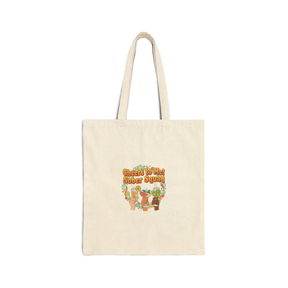 Sober Squad Tote | Dry January Mocktail Tote, Sober Curious Canvas