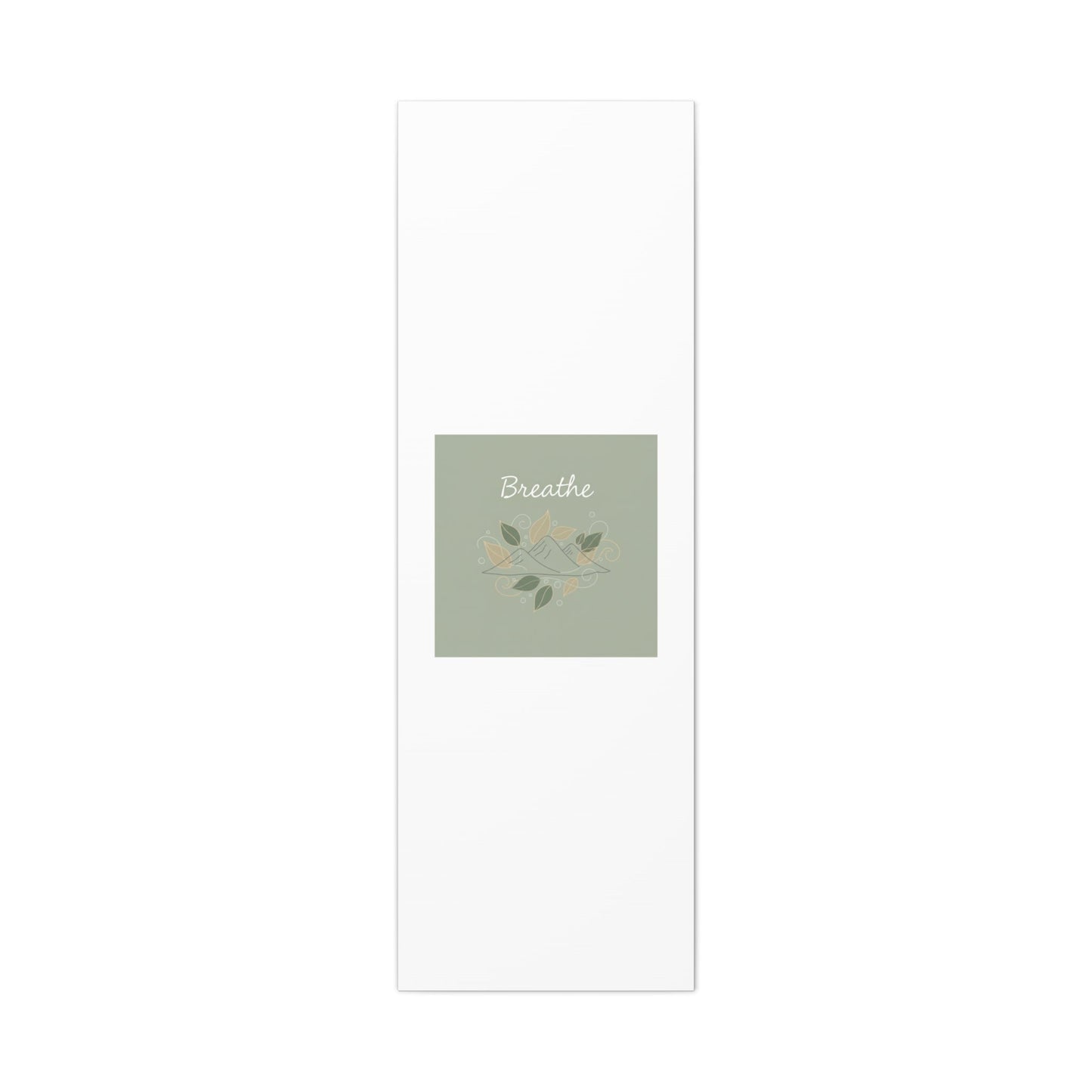 Breathe Mountain Line Canvas | Nature Symbols, Minimal Forest Wall Art