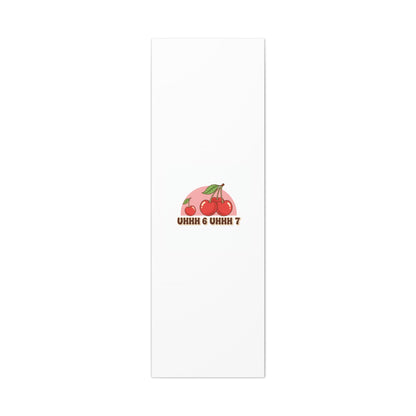 Six Severn Cherry Retro Graphic Canvas | kawaii fruit print, vintage cherry design