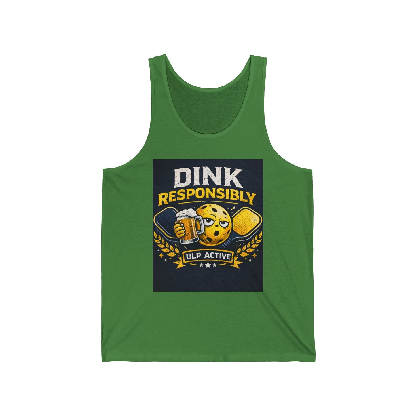 ULP Active “Dink Responsibly” Pickleball Tank Top – Funny Pickleball Shirt