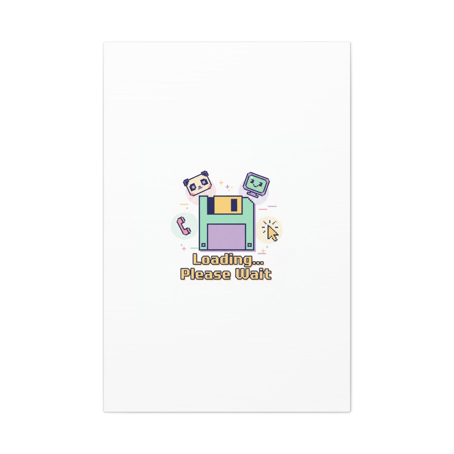 Loading Please Wait Canvas | Old Internet Aesthetic, 90s Web Nostalgia