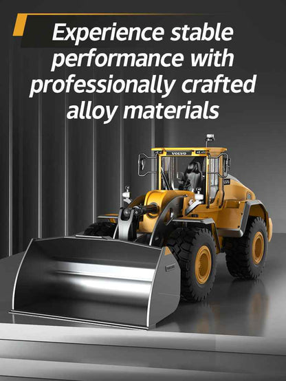 RC MODEL  Car 1/16 RC Full Metal Loader Excavator Electric Remote Control Alloy  Excavator Engineering Model Cars Boy Kids Toys
