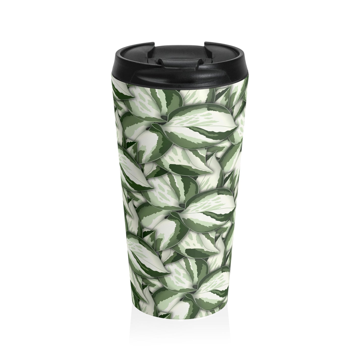 Manjula Pothos Pattern 15 oz Vacuum Insulated Stainless Steel Travel Tumbler