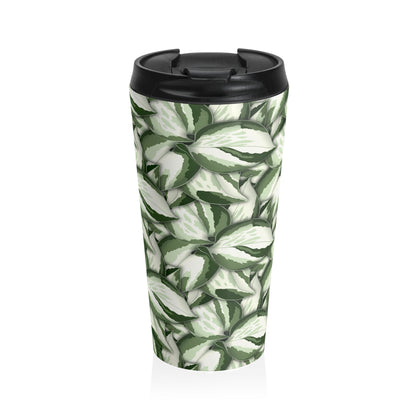 Manjula Pothos Pattern 15 oz Vacuum Insulated Stainless Steel Travel Tumbler
