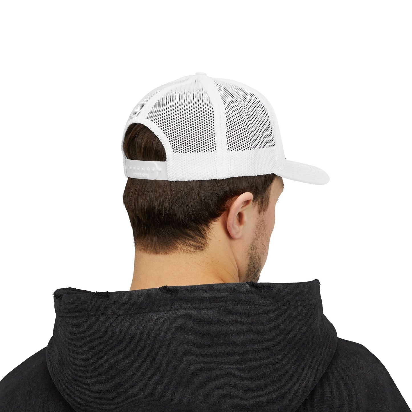 Peace ULP Trucker Cap - Vintage Grey Mesh Snapback Hat