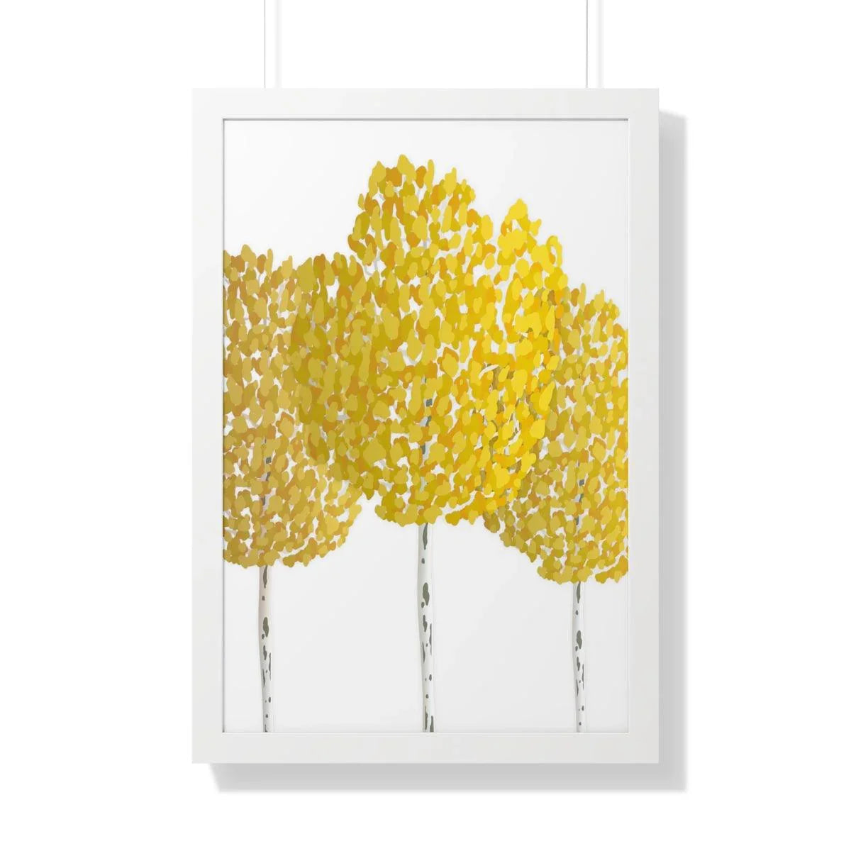 Fall Aspen Framed Print – Wall Art