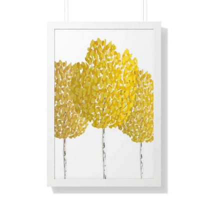 Fall Aspen Framed Print – Wall Art