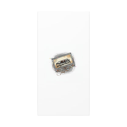 Perfectly Imperfect Cassette, Canvas Print | Analog Error, glitch art static