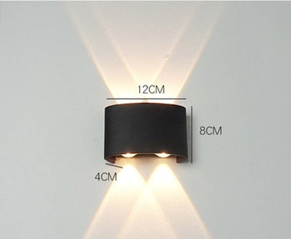 Led Wall Lamp Bedroom Bedside Lamp Garden Decoration Living Room Background Wall Lamp Waterproof Outdoor Spotlight