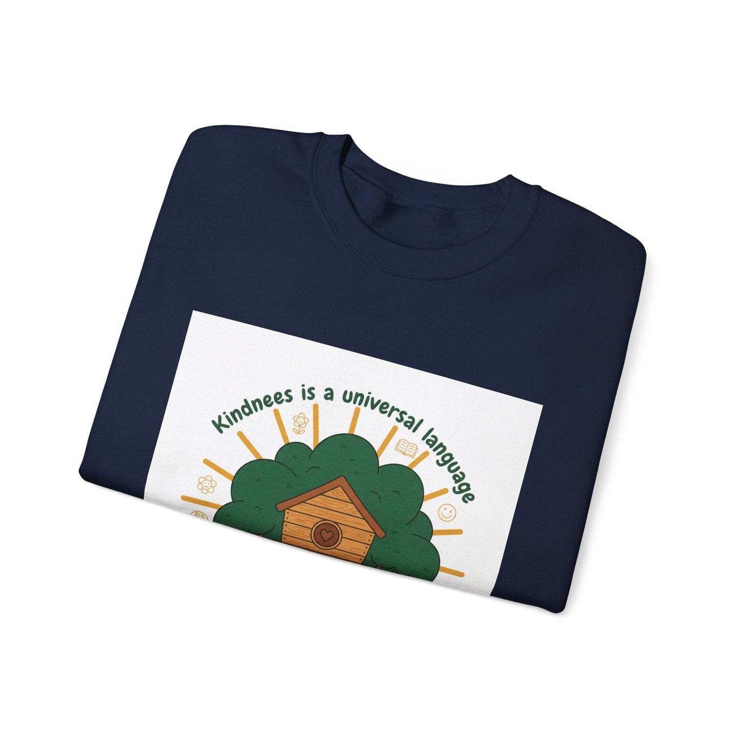 Kindness Treehouse Sweatshirt | eco humor, sustainable living