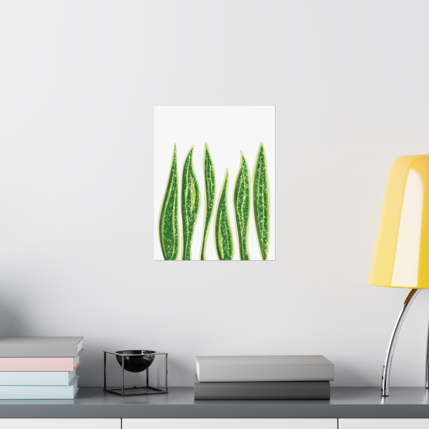 Snake Plant Botanical Print – Unframed Wall Art