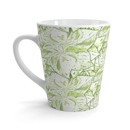 Snow Queen Pothos Pattern Ceramic Mug 12 oz