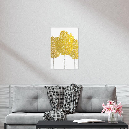 Fall Aspen Print – Unframed Wall Art