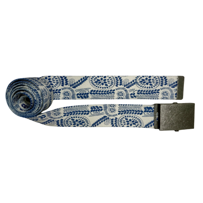 1.5" Blue Dots Belt