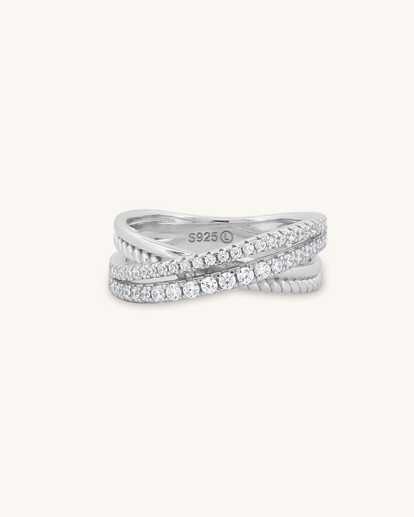 X Shape Double Ring