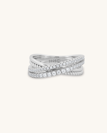 X Shape Double Ring