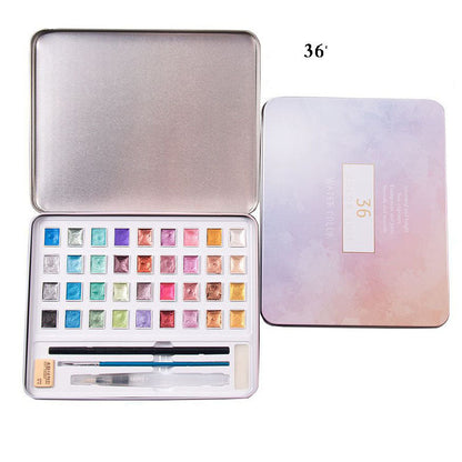 Metallic Gouache Paint Hand-painted Nail Art Solid