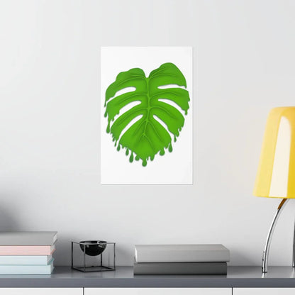 Melting Monstera Botanical Print – Unframed Wall Art