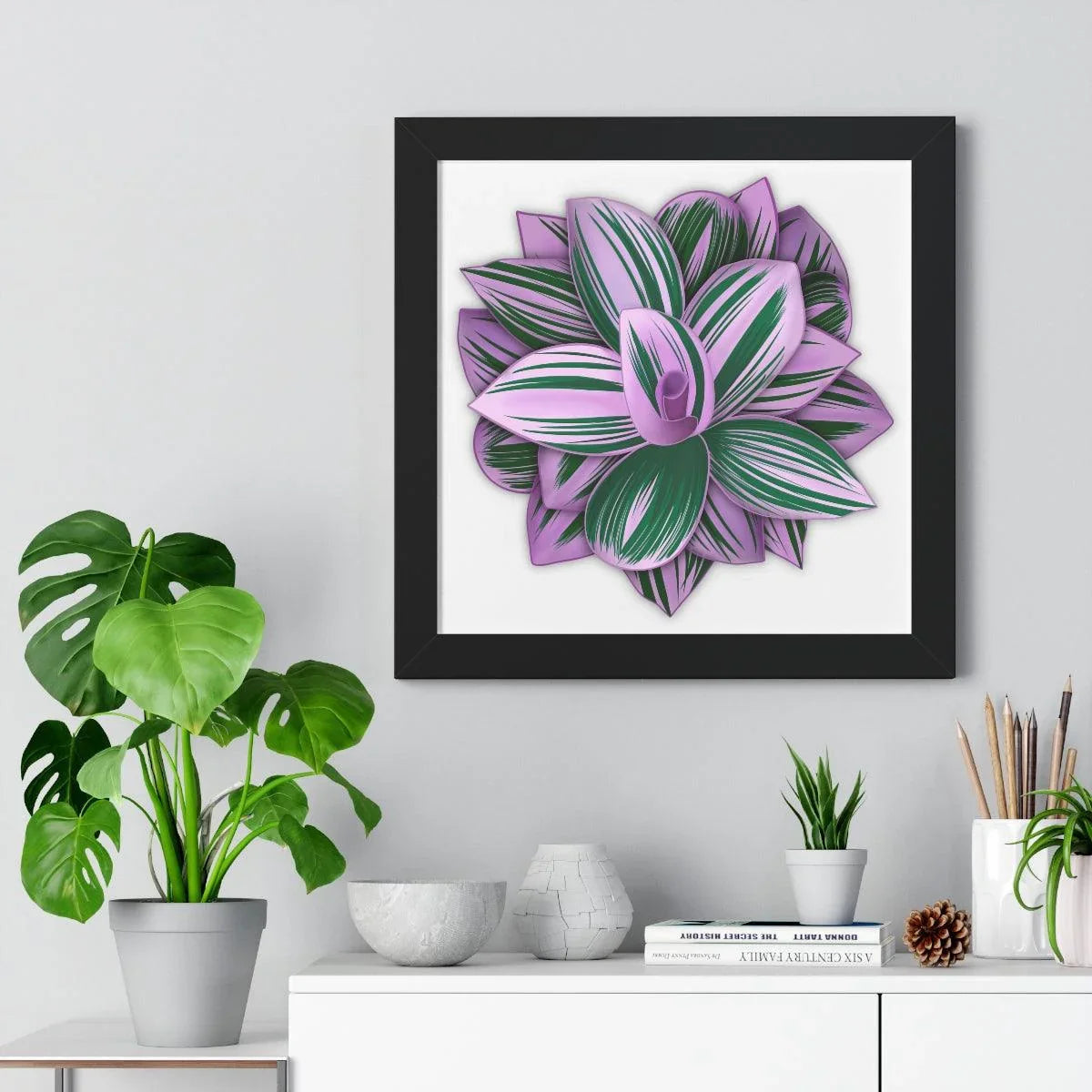 Tradescantia Nanouk Framed Print – Botanical Wall Art