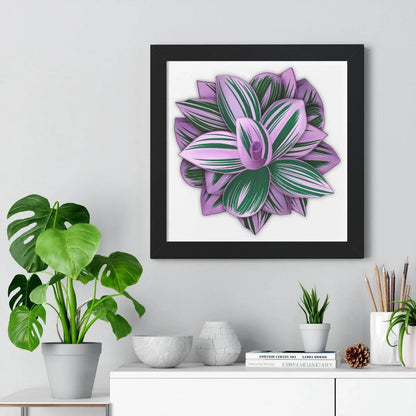 Tradescantia Nanouk Framed Print – Botanical Wall Art