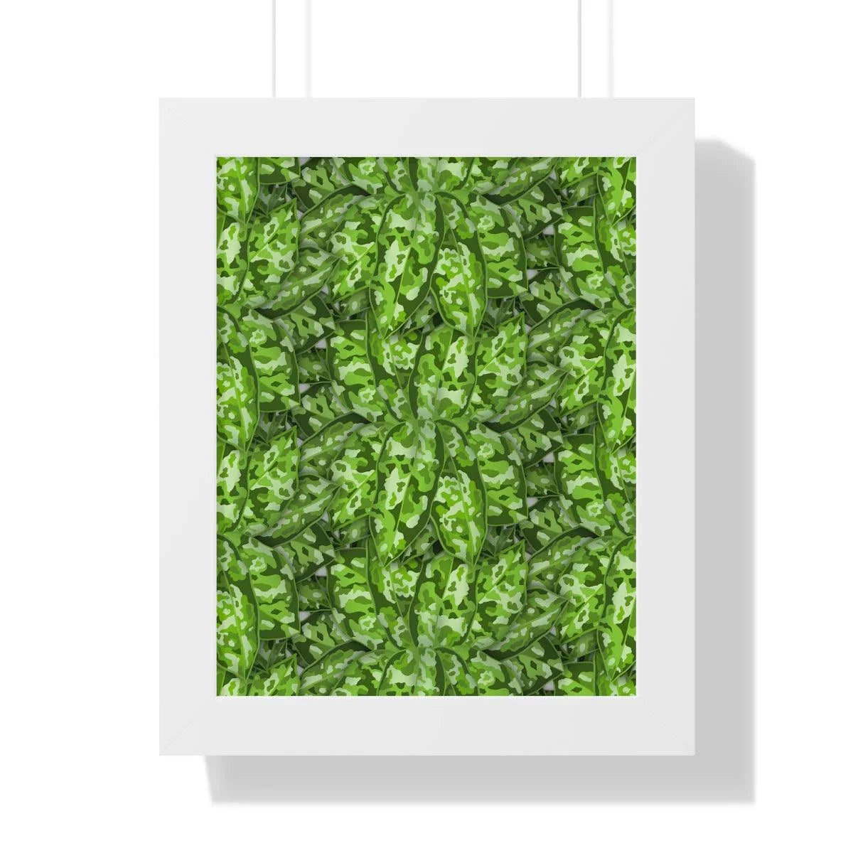 Aglaonema Pictum Framed Print – Botanical Wall Art