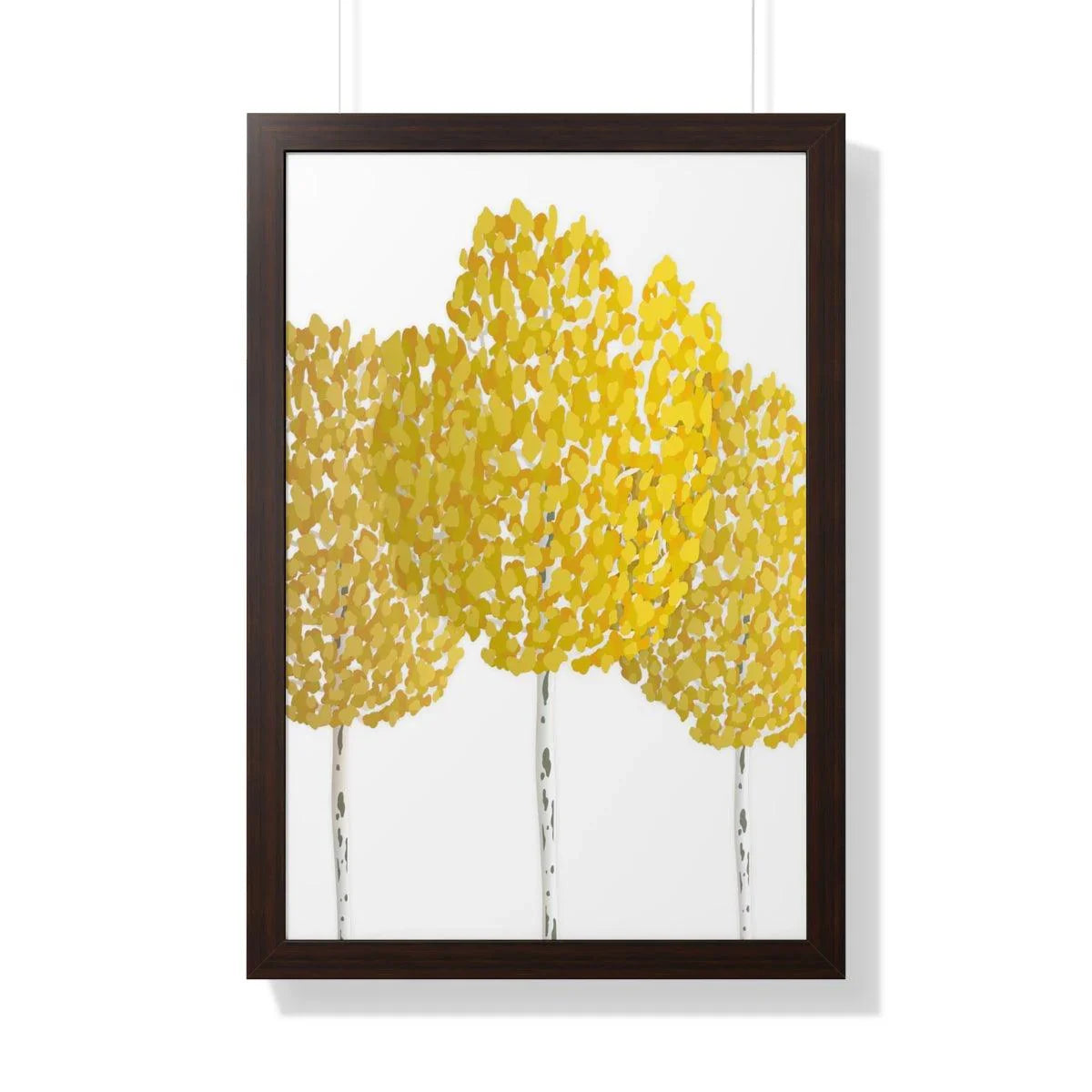 Fall Aspen Framed Print – Wall Art