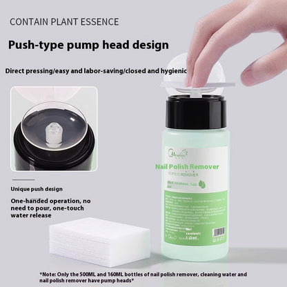 Nail Art Press Bottle Nail Remover Cleaning Solution