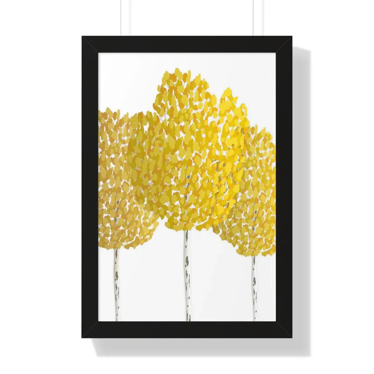 Fall Aspen Framed Print – Wall Art