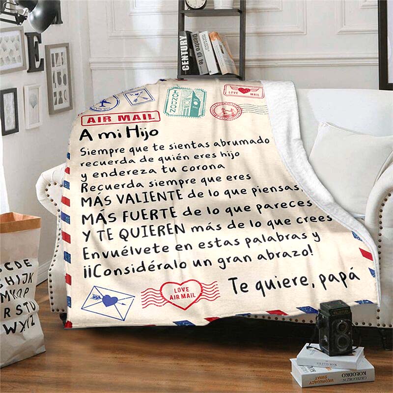 Flannel Digital Printed Single Layer Thick Blanket