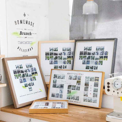 Solid Wood Lovers Love Diy Picture Frame Wall Mounting Stage