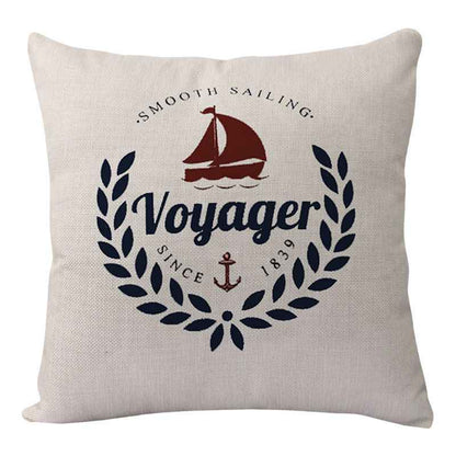 New Lighthouse Anchor Digital Printing Linen Pillowcase