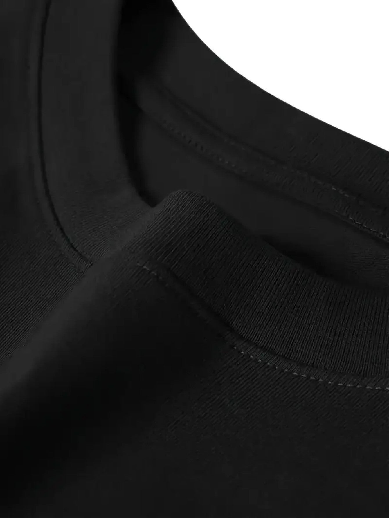 Mens Black Cotton T Shirt Rhino Crown Graphic Print Short Sleeve Hip Hop Streetwear For Casual Daily Wear