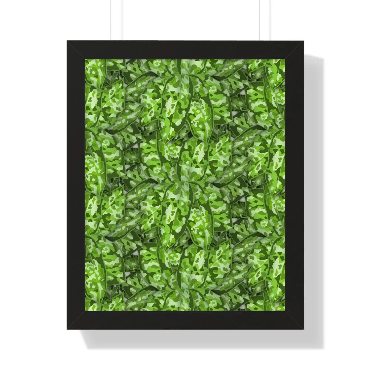 Aglaonema Pictum Framed Print – Botanical Wall Art