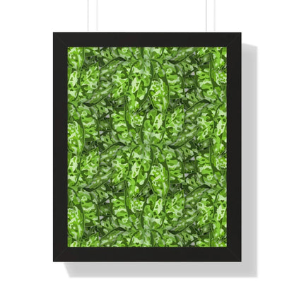 Aglaonema Pictum Framed Print – Botanical Wall Art