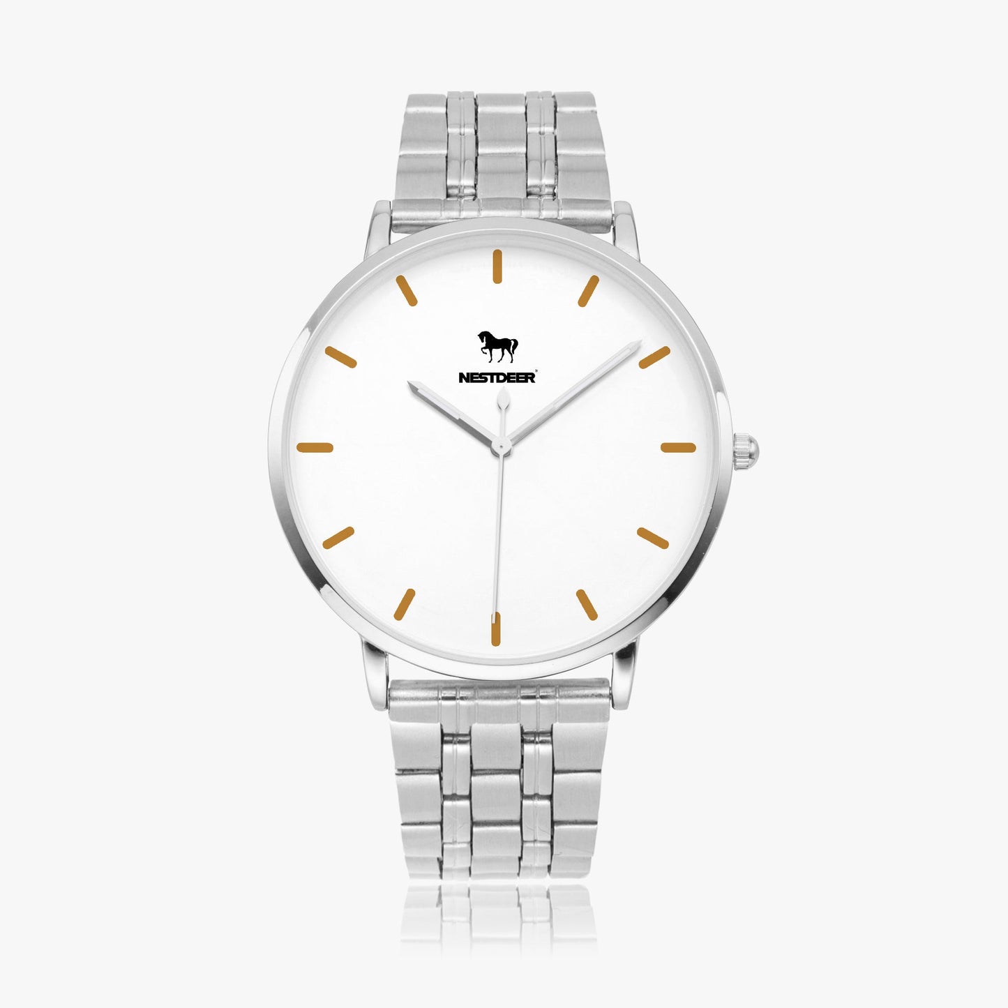 273. Instafamous Steel Strap Quartz watch