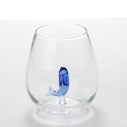 Creative Three-dimensional Animal And Plant Shape Milk Juice Glass Cup