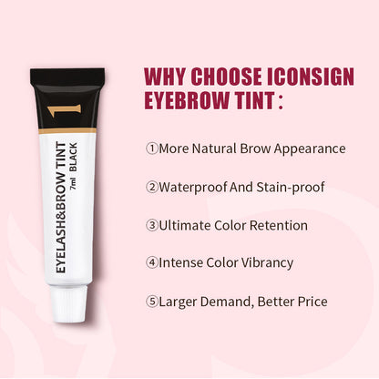 ICONSIGN Eyelash Eyebrow Dye Tint Kit Brow Mascara Tinting Dye