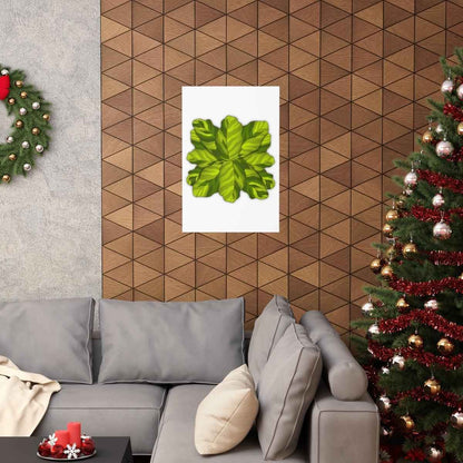Calathea Yellow Fusion Botanical Print – Unframed Wall Art