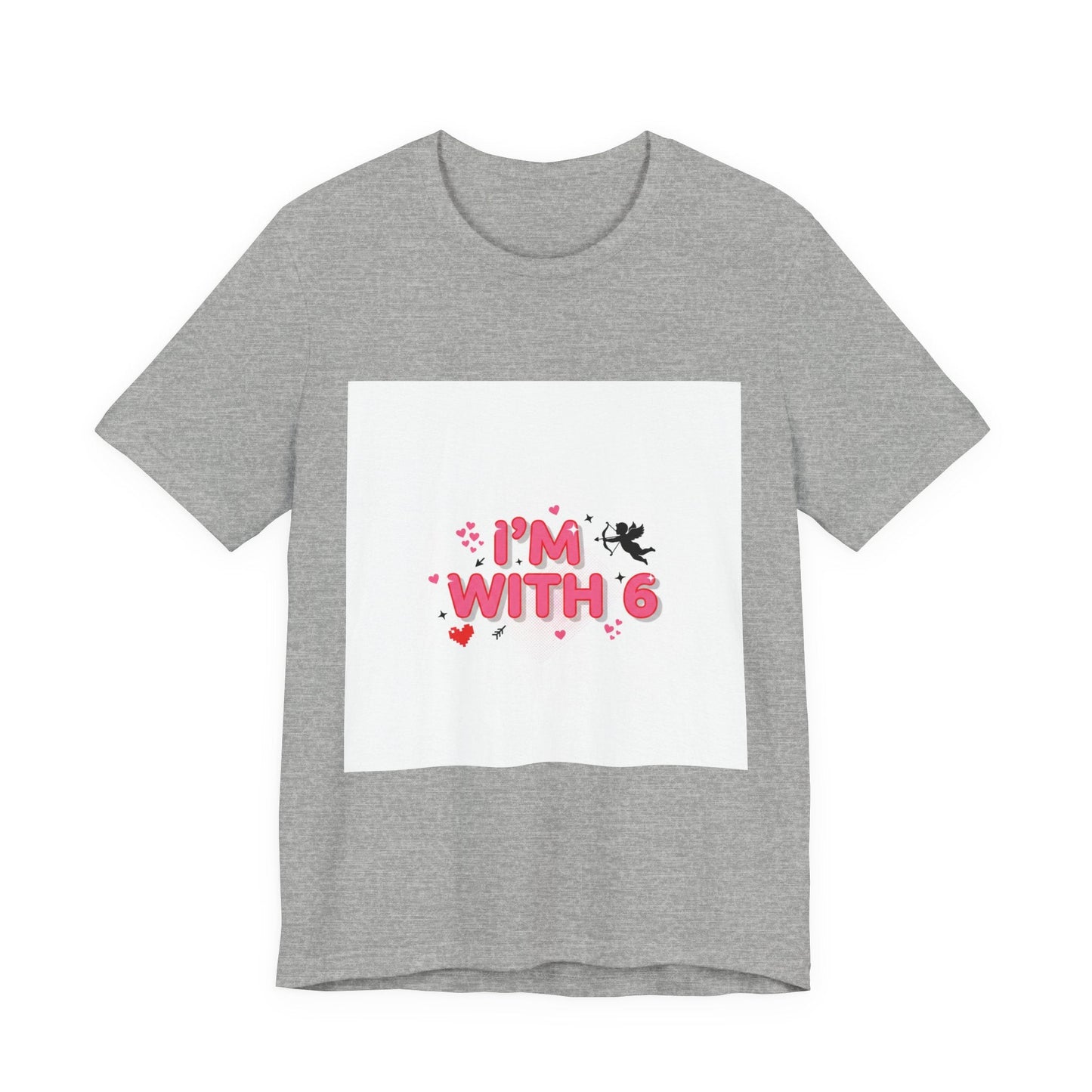 Valentine's I with 6 for 7 grid Tee