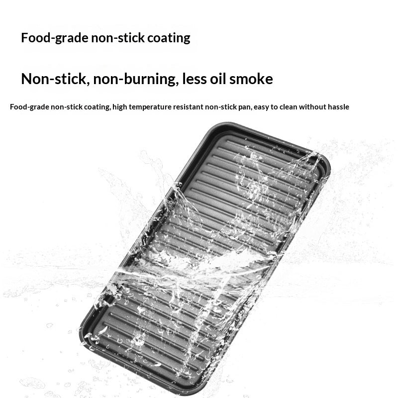 Electric BBQ Grill For Home Use Smoke-Free Multi-Functional, Double-Layered