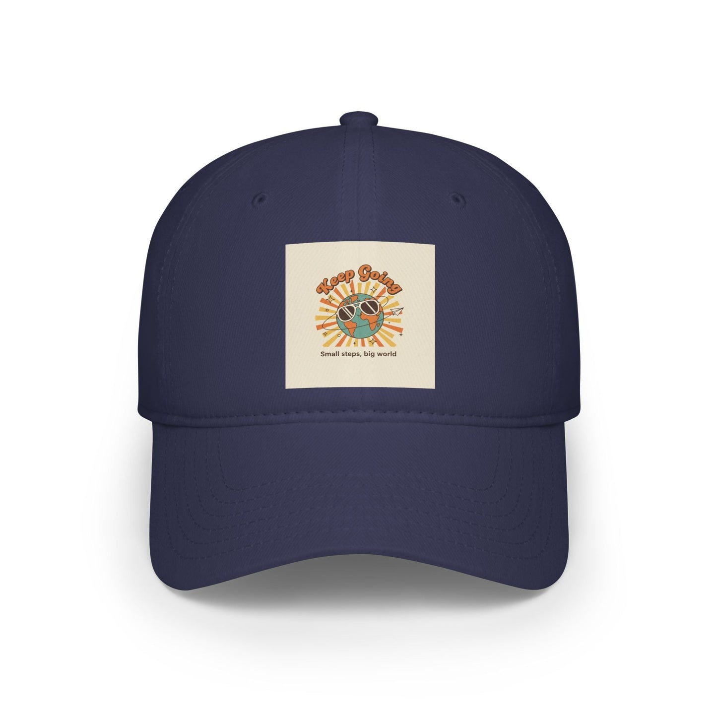 Keep Going: Small Steps, Big World Motivational Cap