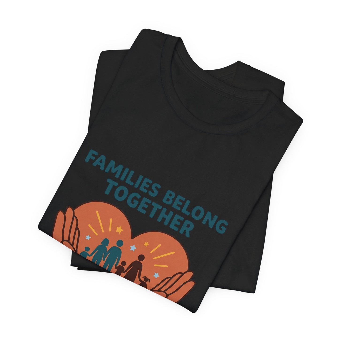 Families Belong Together Tee | family unity, solidaridad, bilingual