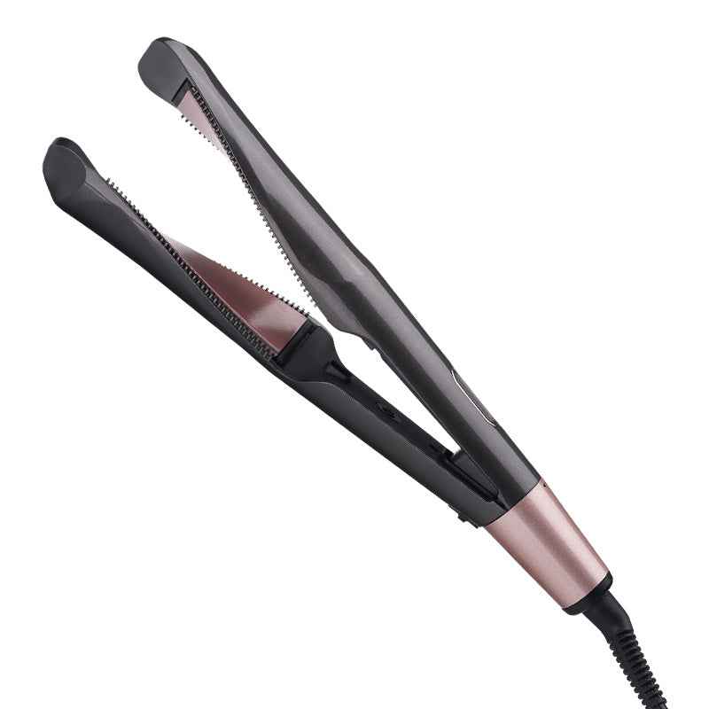 2 In1 Professional Hair Straightener Hair Crimper Dry/Wet Hair Straightening Curling Comb