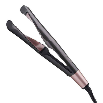 2 In1 Professional Hair Straightener Hair Crimper Dry/Wet Hair Straightening Curling Comb