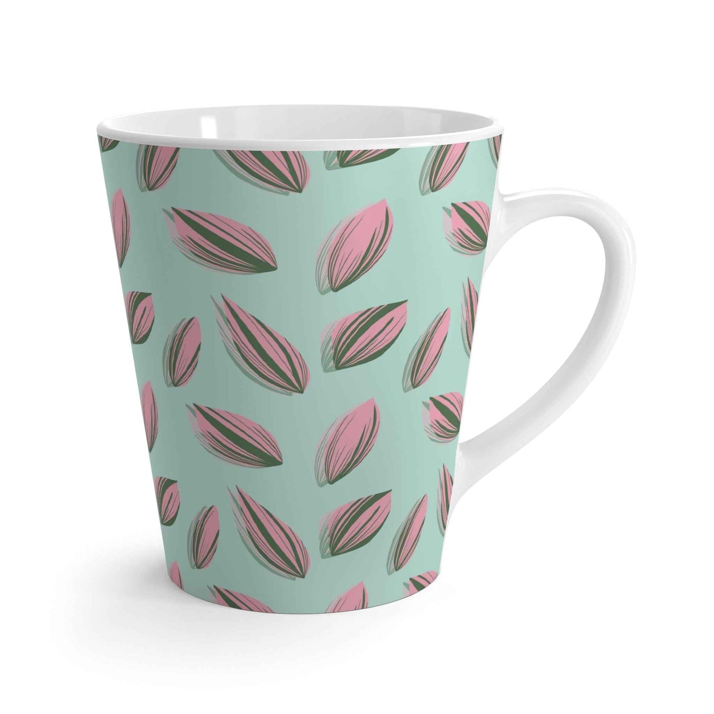 Tradescantia Nanouk Pattern Ceramic Mug 12 oz