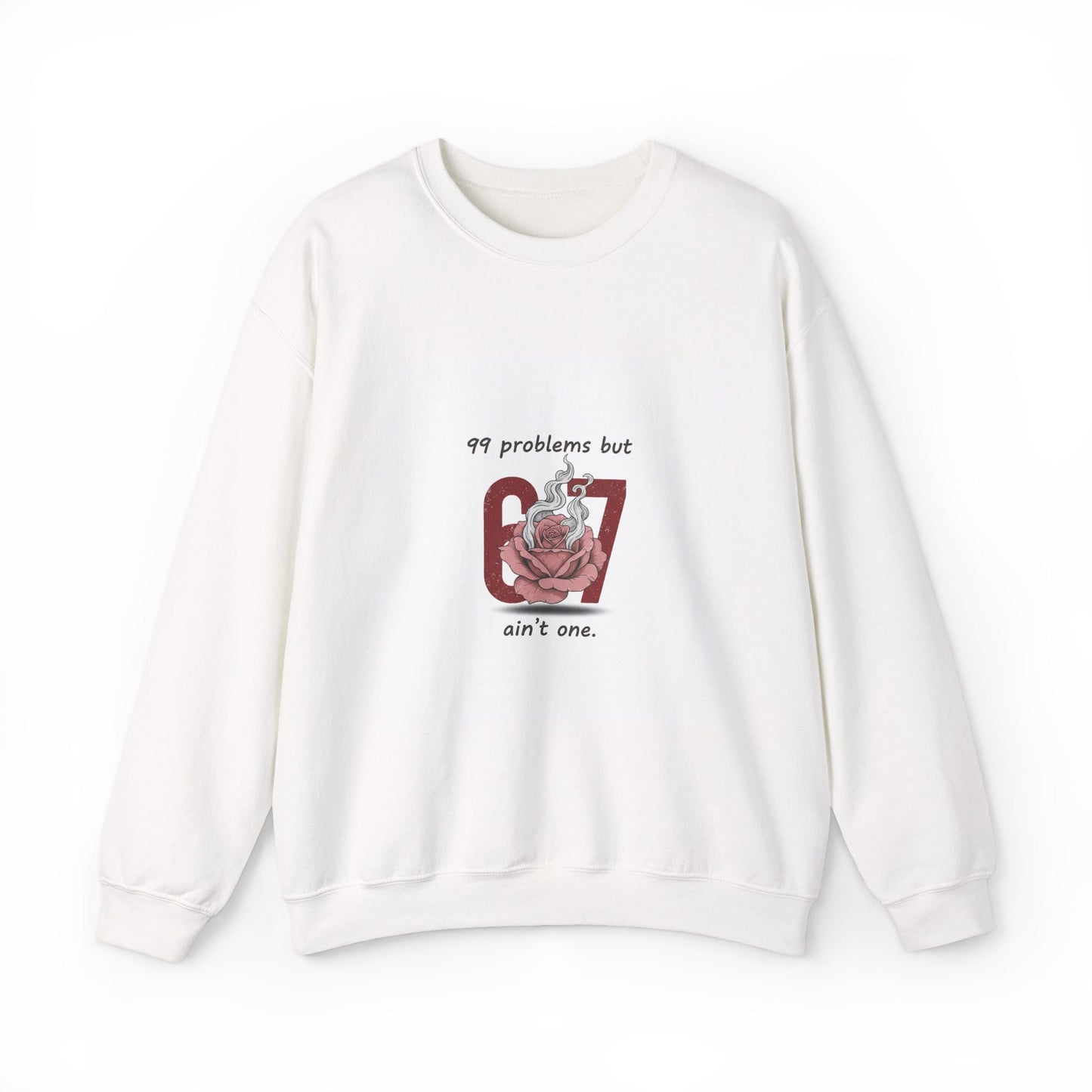Weird Cupid Graphic Sweatshirt | quirky heart shirt, chaotic love design