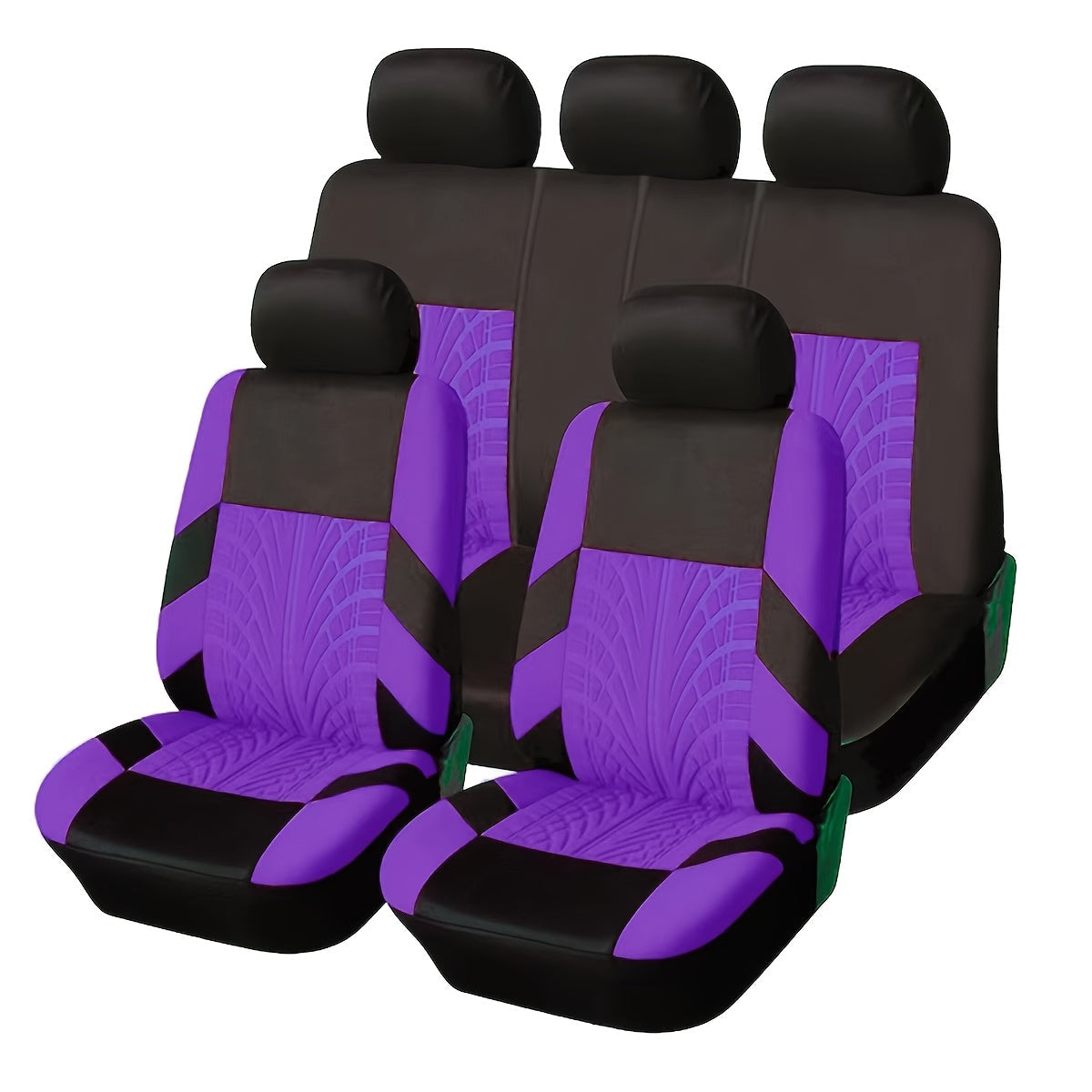 Tire Track Seat Covers Breathable Universal Set of 5