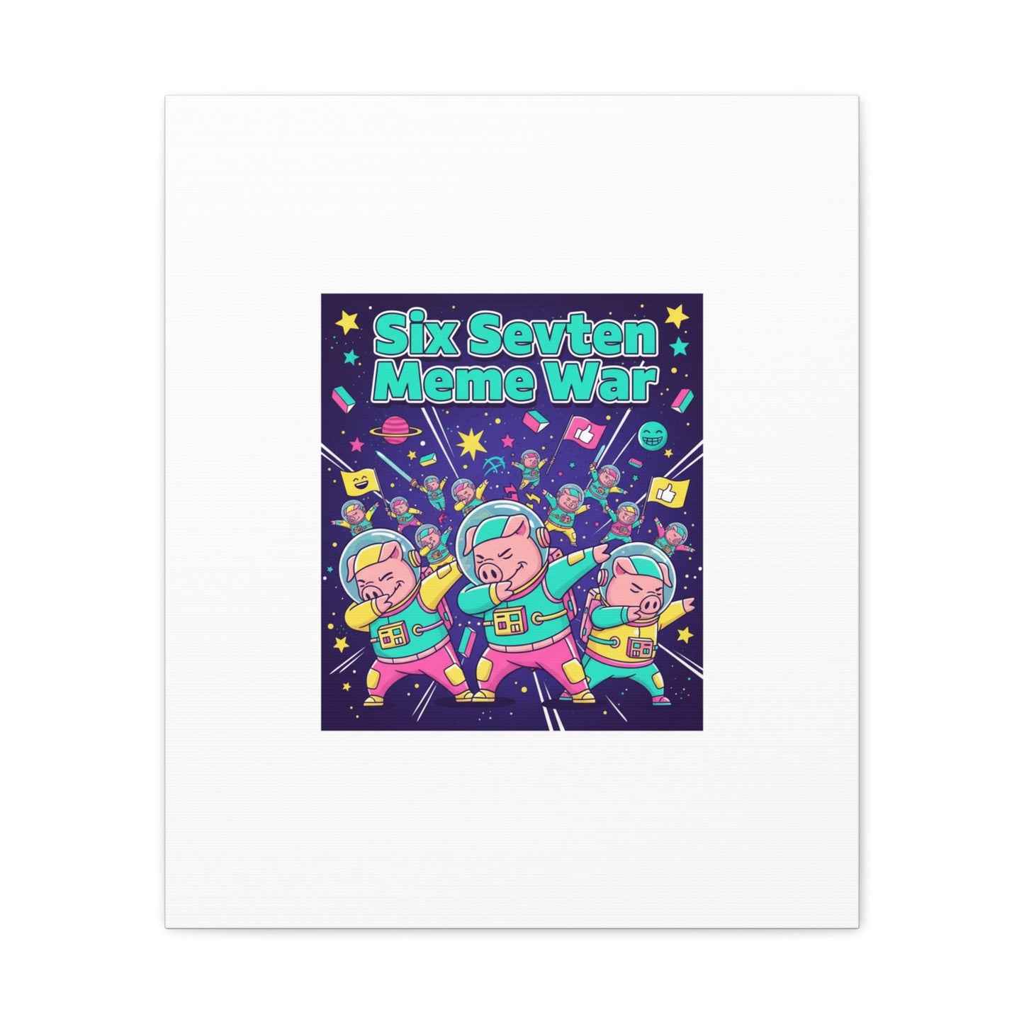 Six Sevven Meme War™ Canvas Tote | Nissspelled Edition